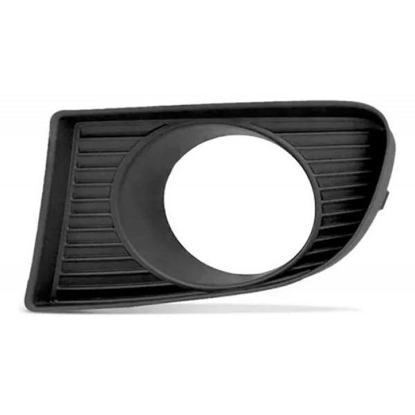 Moldura Milha Idea 2005 06 07 2008 2009 2010 Com Furo Preto Esquerdo