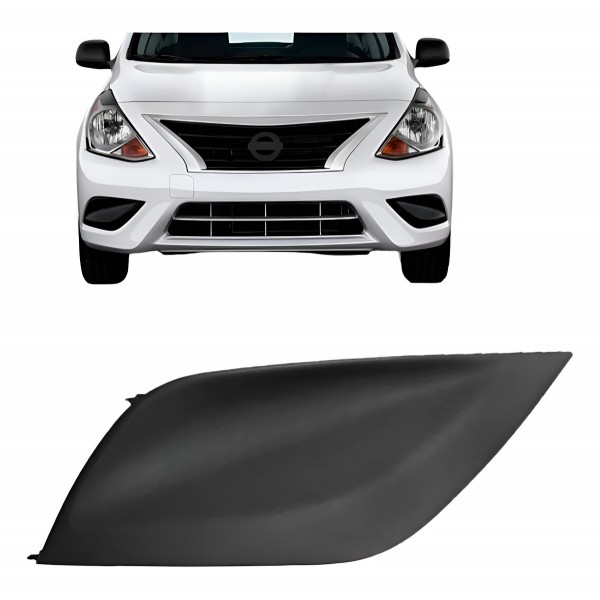 Moldura Milha Versa 2015 2016 2017 2018 2019 Sem Furo Direito