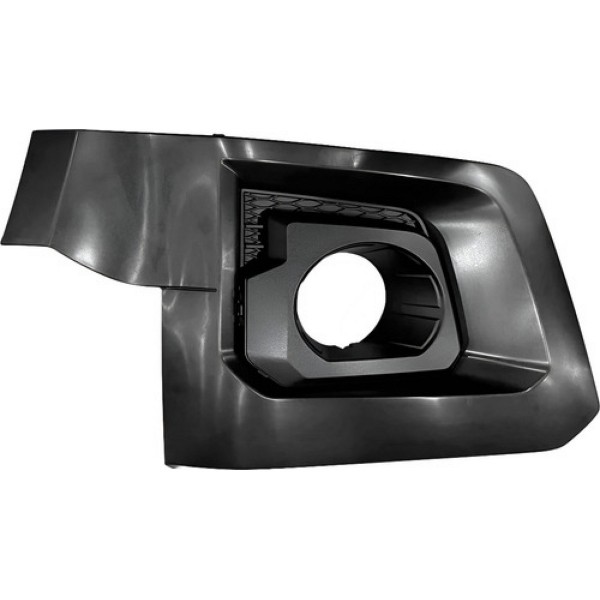 Moldura Milha C/ Grade E Furo S10 2021 A 2023 Esquerdo