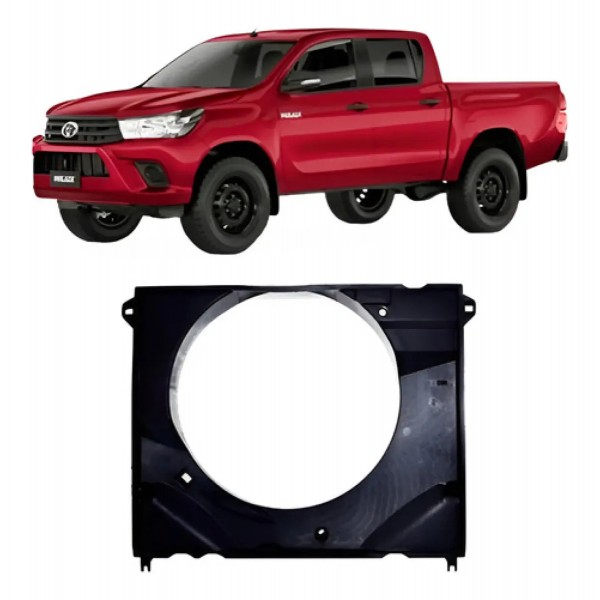 Defletor Radiador Hilux Sw4 2016 A 2020 Diesel