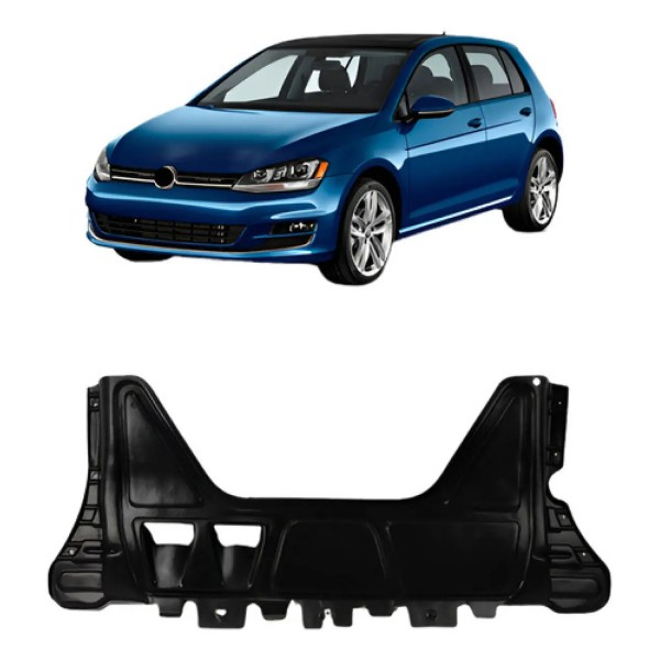 Defletor Parachoque Inferior Vw Golf 2013 2015 2016 2017