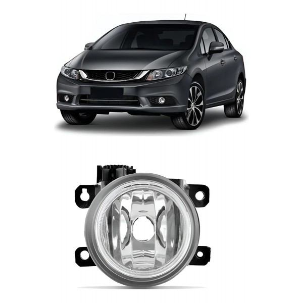 Farol Milha Auxiliar Civic 2015 A 2016 Fit 2014 A 2017 Mobi