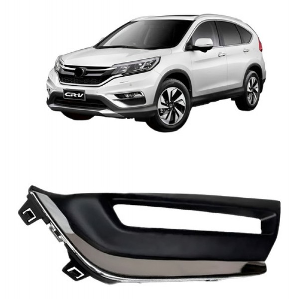 Moldura Milha Crv 2018 2019 Com Friso Cromado Direito