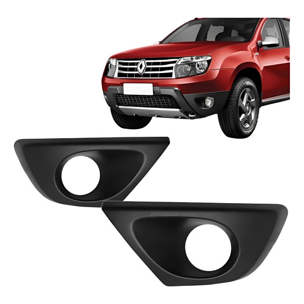 Moldura Milha Duster Oroch 2015 2016 2017 Com Furo