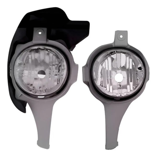 Par Farol Milha Auxiliar Hilux Srv 2005 A 2008 C/suporte
