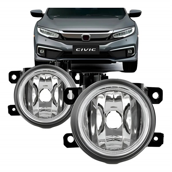 Par Farol Milha Auxiliar Civic 2020 A 2021