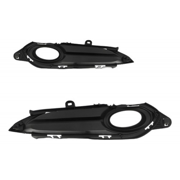 Par Moldura Milha Hrv 2015 2016 2017 Com Furo Aro Preto Novo Preto