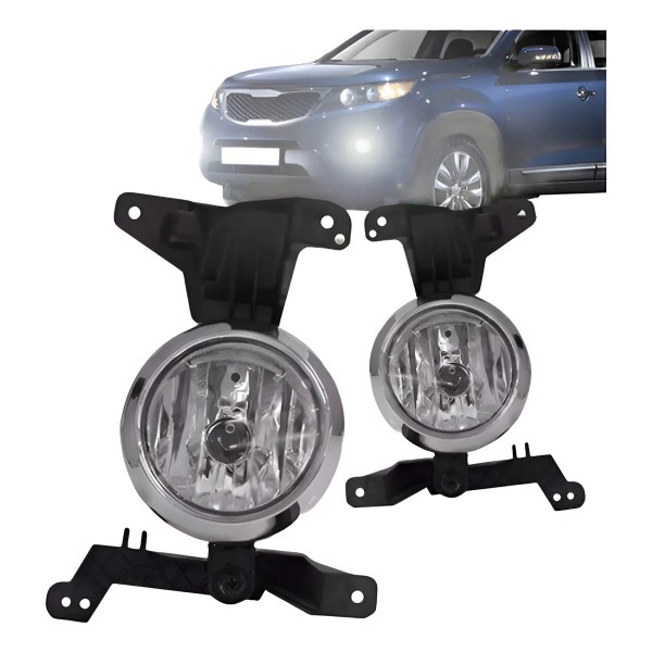 Par Farol Milha Sorento 2010 2011 2012 2013 Com Suporte