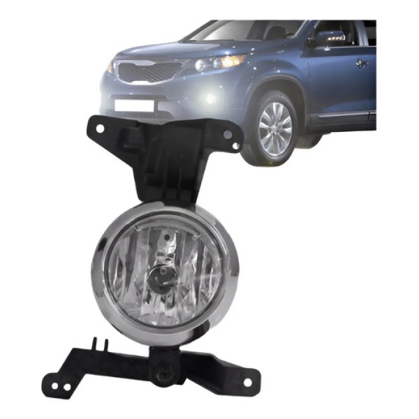 Farol Milha Auxiliar Sorento 2010 2011 2012 2013 Com Suporte