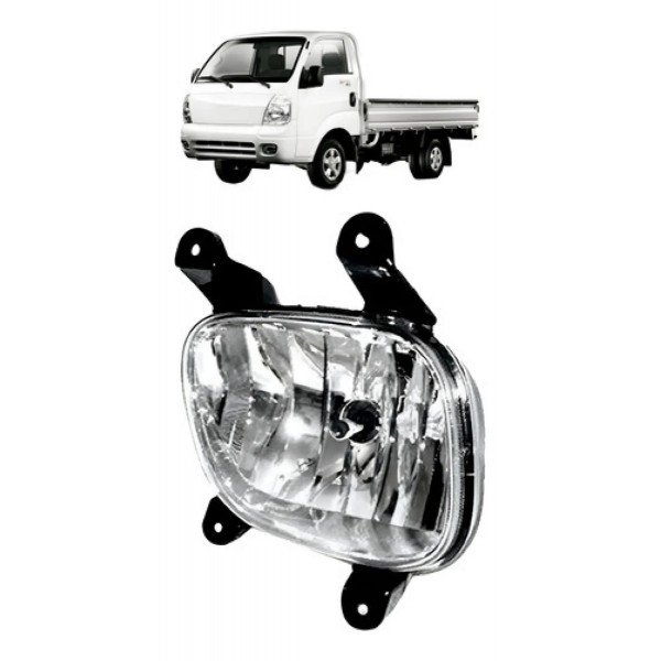 Farol Milha Auxiliar Bongo K2700 / K2500 2005 A 2012 Cromado