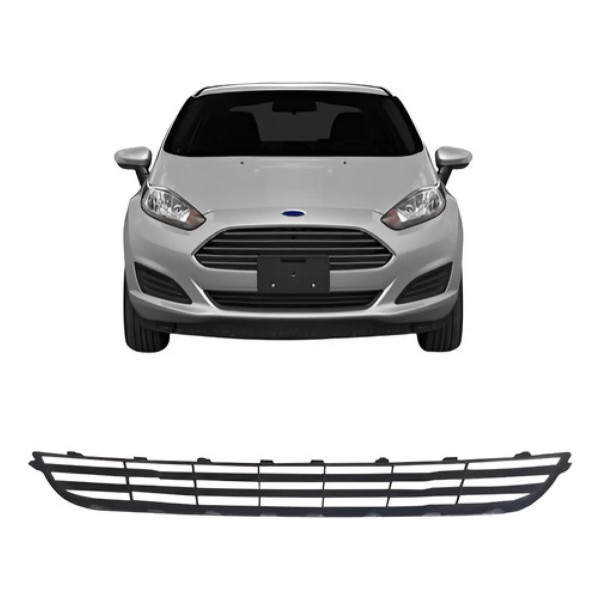 Grade Parachoque Fiesta 2013 2014 2015 2016 Sedan Preto