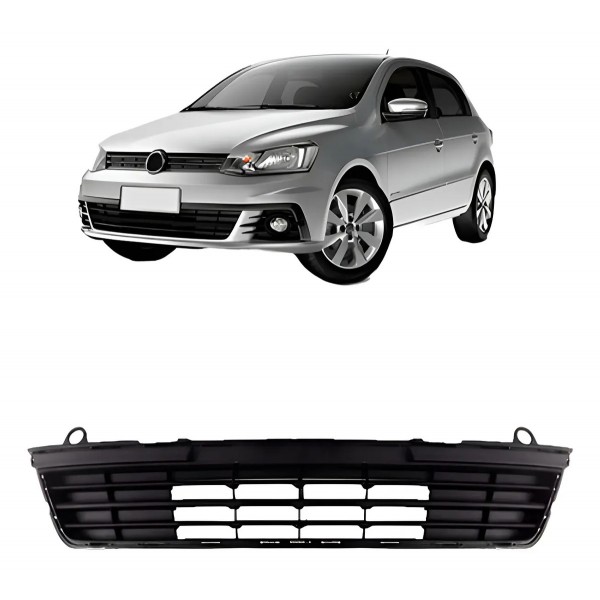 Grade Central Inferior Gol G7 Voyage 2016 A 2018 Preto Preto