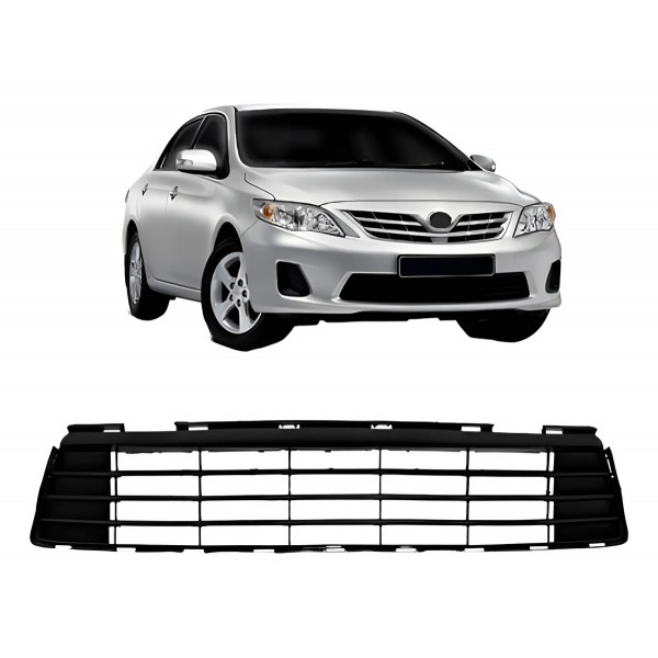 Grade Parachoque Toyota Corolla 2012 2013 Central Preto