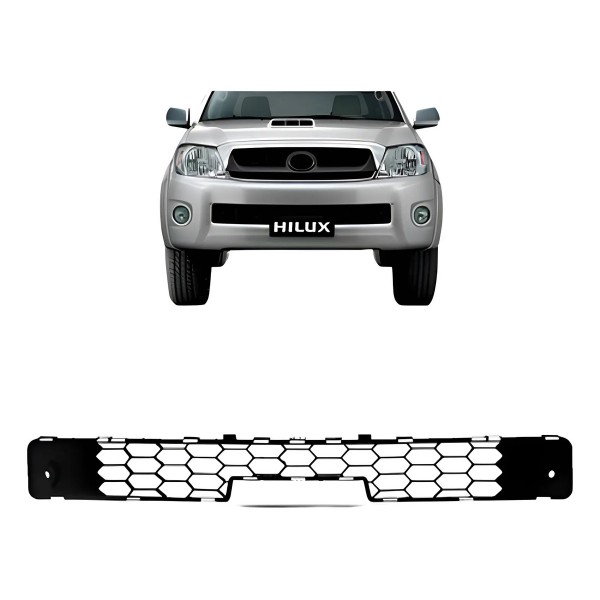 Grade Inferior Central Hilux Srv 2008 2009 2010 2011 Preto