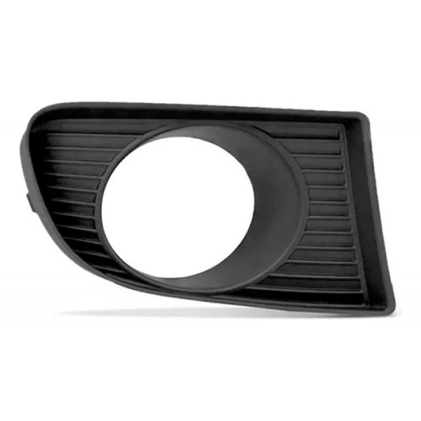 Moldura Milha Idea 2005 06 07 2008 2009 2010 Com Furo Preto Direito