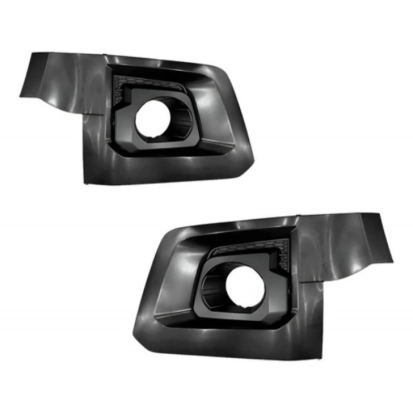 Par Moldura Milha C/ Grade E Furo S10 2021 A 2023