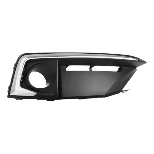 Moldura Milha Civic 2020 A 2021 Com Friso Cromado