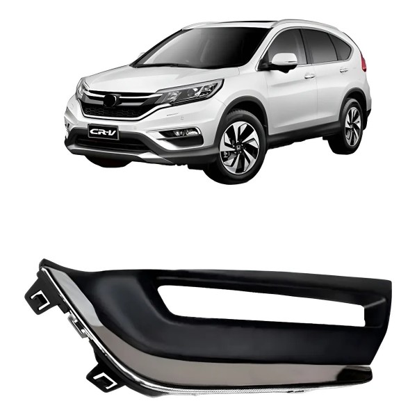 Moldura Milha Crv 2018 2019 Com Friso Cromado Direito