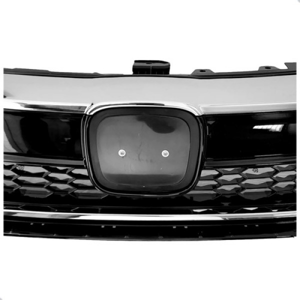 Grade Radiador Para Honda Fit 2018 A 2021 C/ Friso Cromado