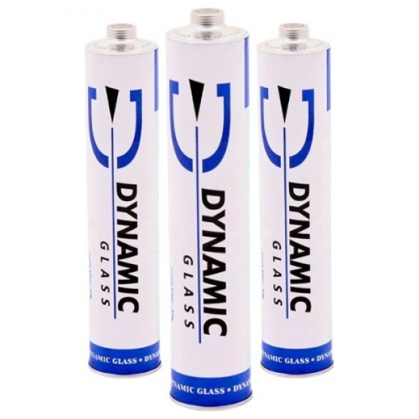 Kit 3 Cola Dynamic 420g Para Parabrisas Com Bico Aplicador