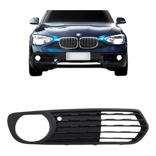 Grade Moldura Milha Bmw 116 118 120 2012 Ate 2015 Direito