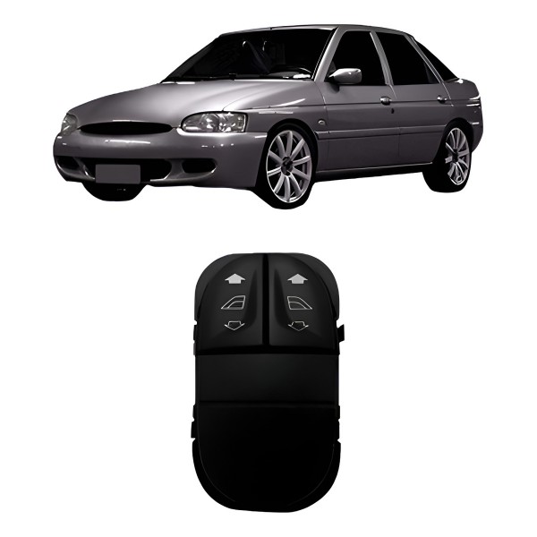 Chave Acionadora Vidro Duplo Ford Escort 1997 A 2002