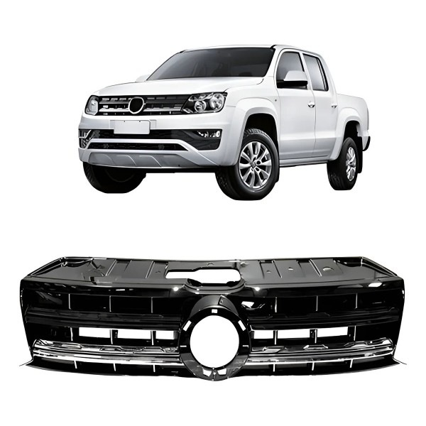 Grade Radiador Amarok 2017 2018 2019 C/ 1 Friso Cromado