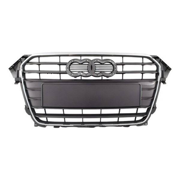 Tela Radiador Audi A4 2013 2014 2015 Moldura Cromada Nova Preto