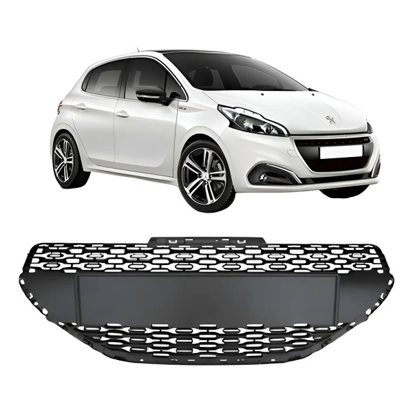 Grade Radiador 208 2012 A 2016 S/ Moldura Modelo Esportiva