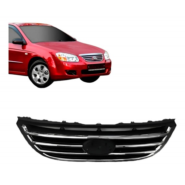 Grade Radiador Cerato 2006 2007 2008 Com Friso Cromado