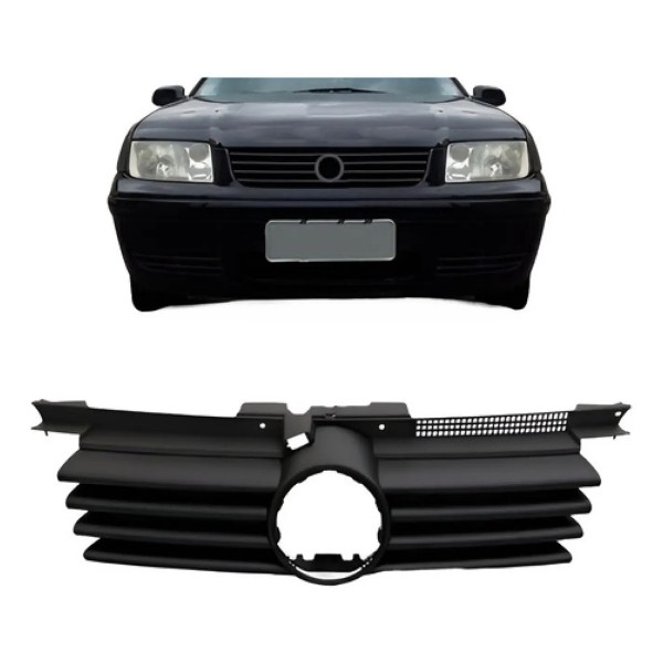 Grade Radiador Volkswagen Bora 1998 Á 2006 Preto Retov Preto