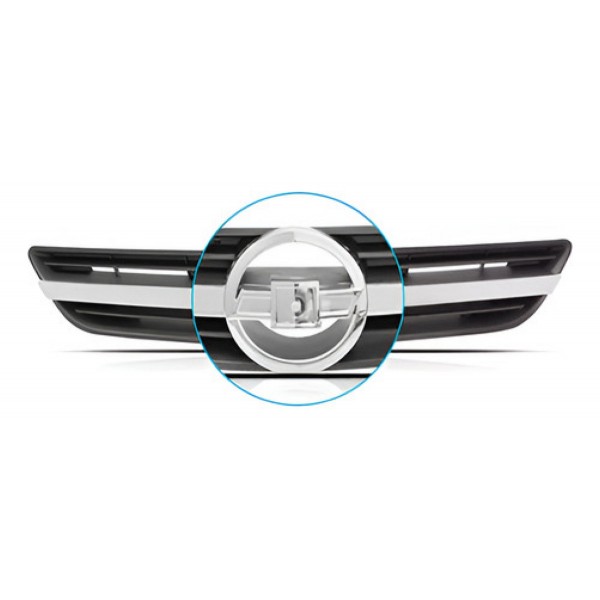Grade Radiador Astra 2003 04 05 A 12 Cinza C/friso Cromado Cinza