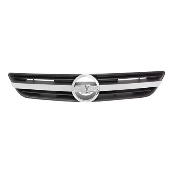 Grade Radiador Astra 2003 04 05 A 12 Cinza C/friso Cromado Cinza