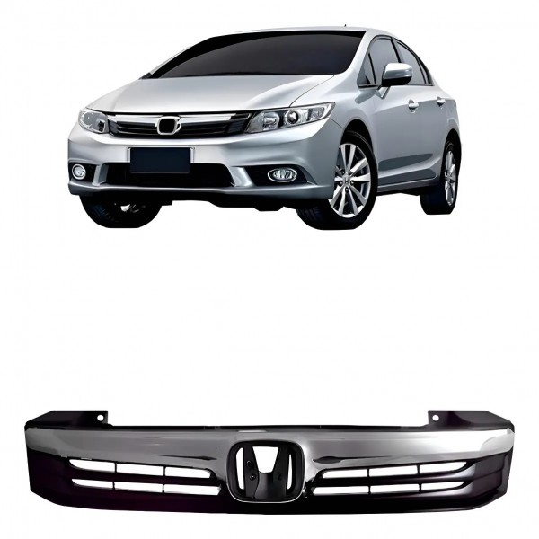 Grade Radiador Civic 2012 2013 2014 2015 Completa