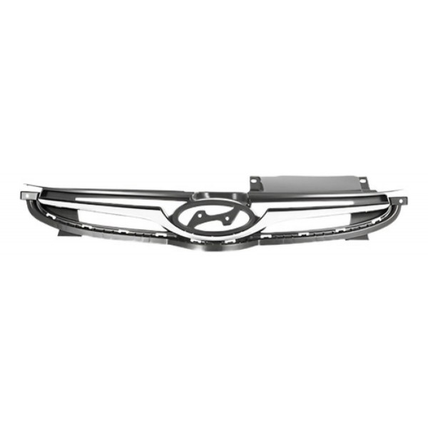 Grade Para Hyundai Elantra 15 2016 Preto Com Moldura Cromada Preto