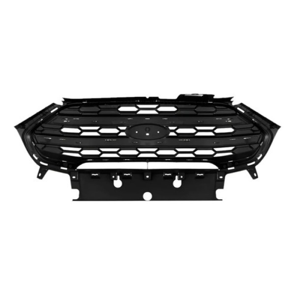 Grade Radiador Ecosport 2017 2018 2019 C/ Friso Cinza Escuro