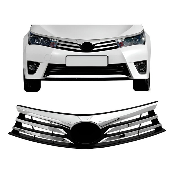 Grade Radiador Toyota Corolla 2014 2015 2016 Preto Preto