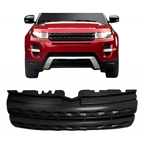 Grade Radiador Evoque Prestige 2012 A 2013 Preto Black Piano