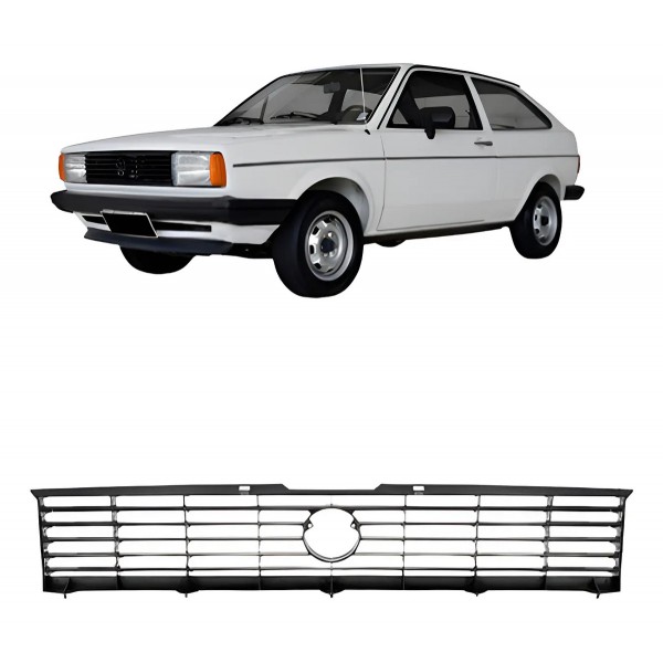 Grade Dianteira Radiador Gol 1980 A 1986 Saveiro Bx Preto