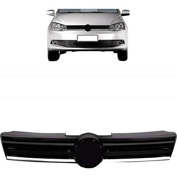 Grade Radiador Vw Gol Voyage G7 2016 Ate 2018 Friso Cromado