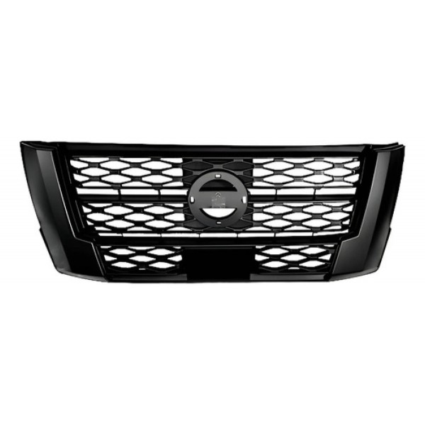 Grade Dianteira Frontier 2022 2023 2024 Com Moldura Cinza