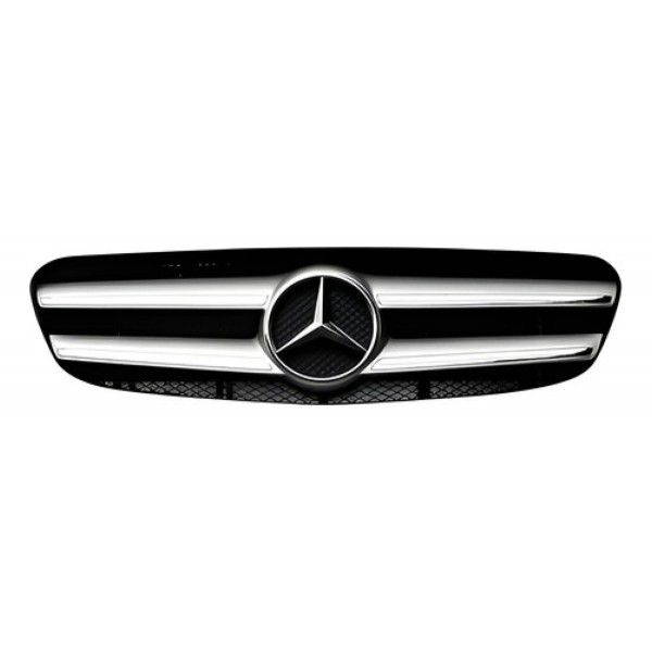 Grade Mercedes Gla 2018 2019 Prata C/friso Cromado