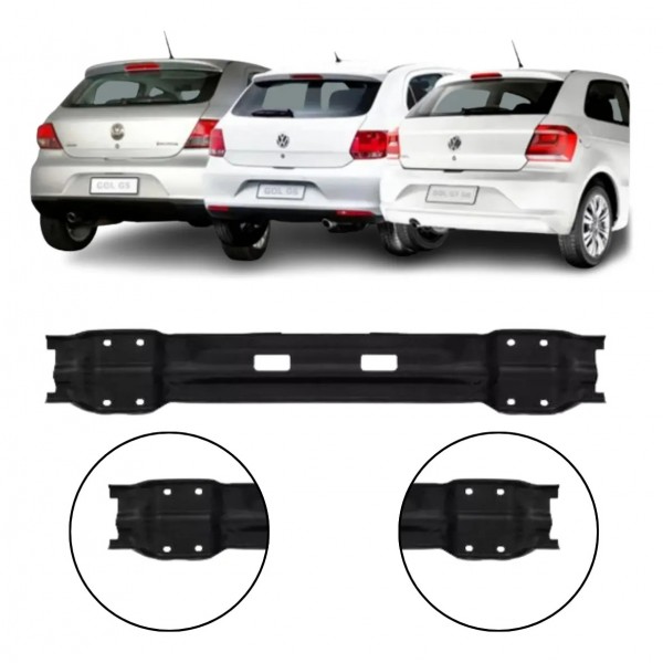 Alma Lamina Parachoque Traseiro Gol G5 G6 G7 G8 2009 A 2022