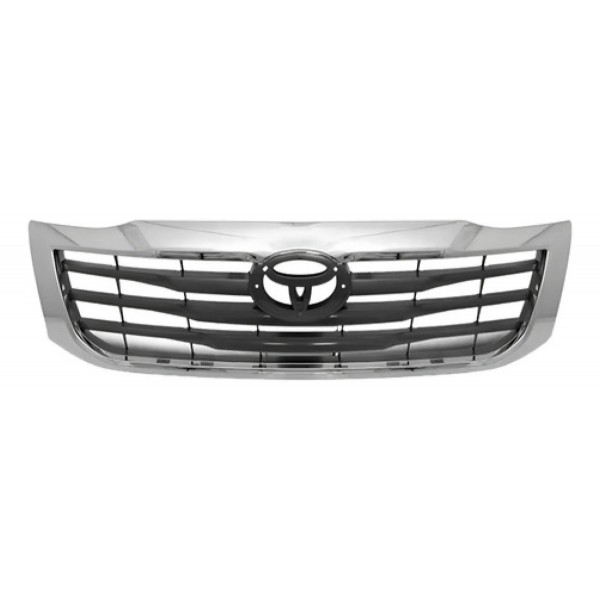 Grade Radiador Hilux 2012 2013 2014 2015 Cromada Cinza