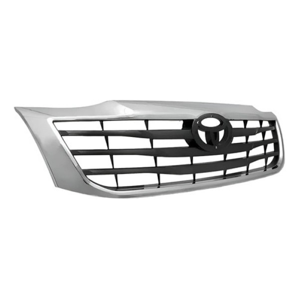 Grade Radiador Hilux Pick-up 2012 A 2015 Cromada / Cinza