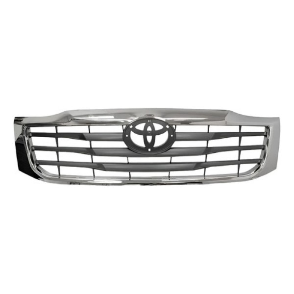 Grade Radiador Hilux Pick-up 2012 A 2015 Cromada / Cinza