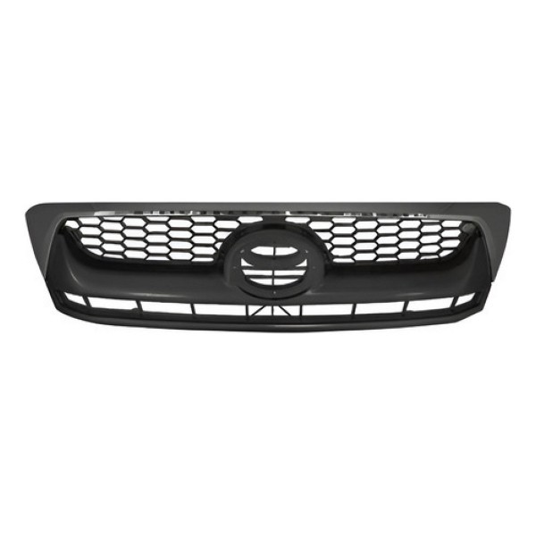 Grade Radiador Hilux Srv 2009 2010 2011 Preto Moldura Cinza Preto