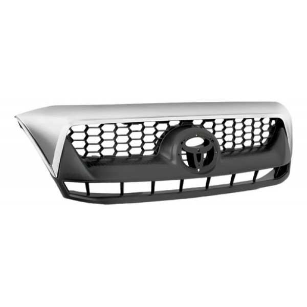 Grade Radiador Cromado/ Preto Hilux Pick-up 2009 A 2011