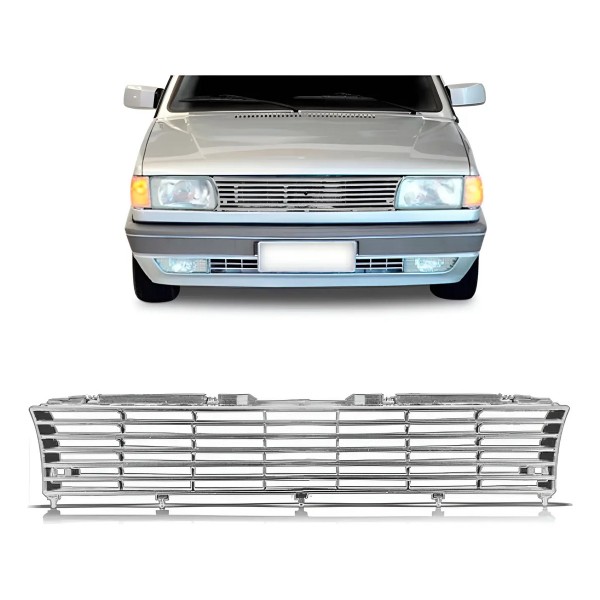 Grade Radiador Gol 1991 1992 1993 1994 Cinza Claro S/emblema