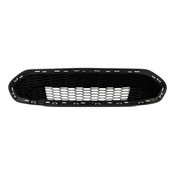 Grade Radiador Ka 2019 A 2020 Colmeia Sem Friso Preto Preto
